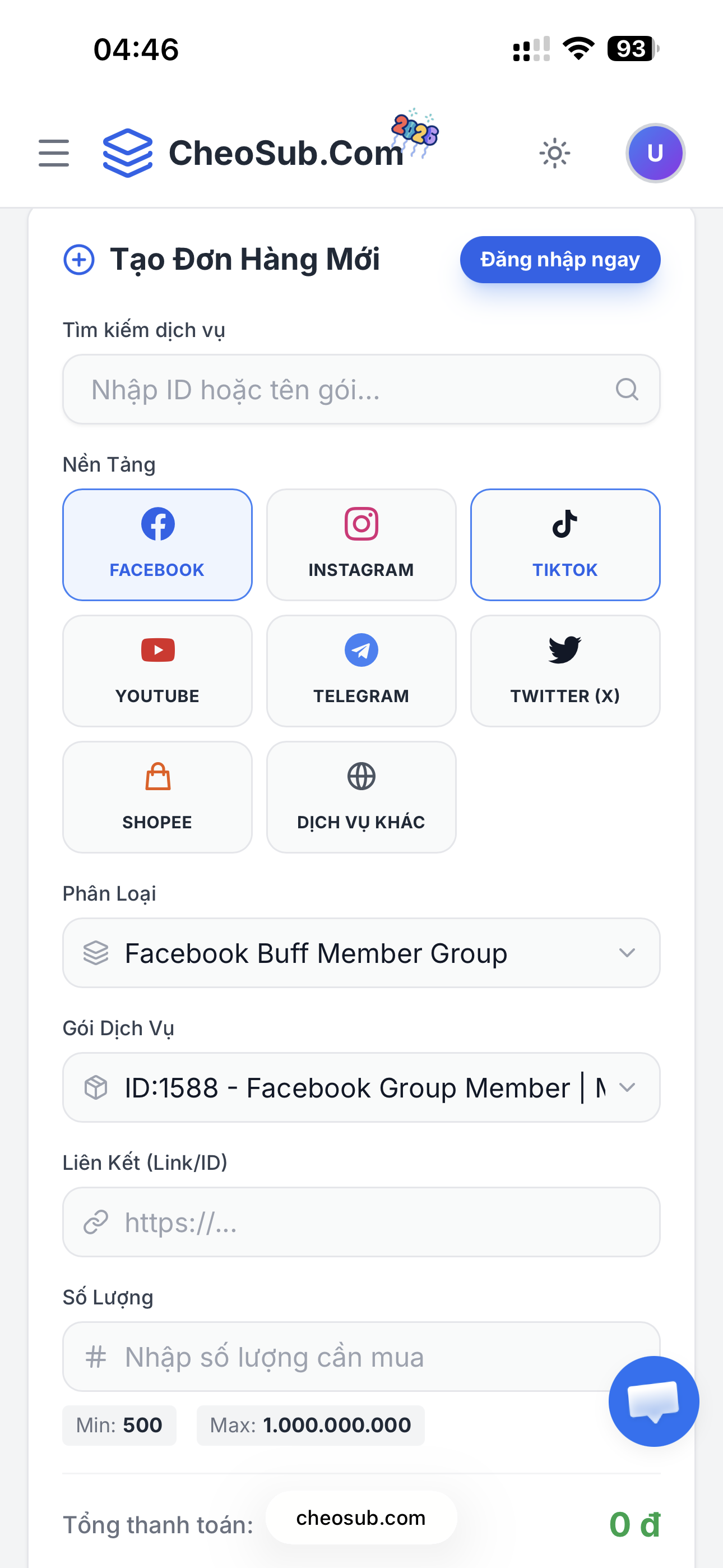 Source Code SMM Panel