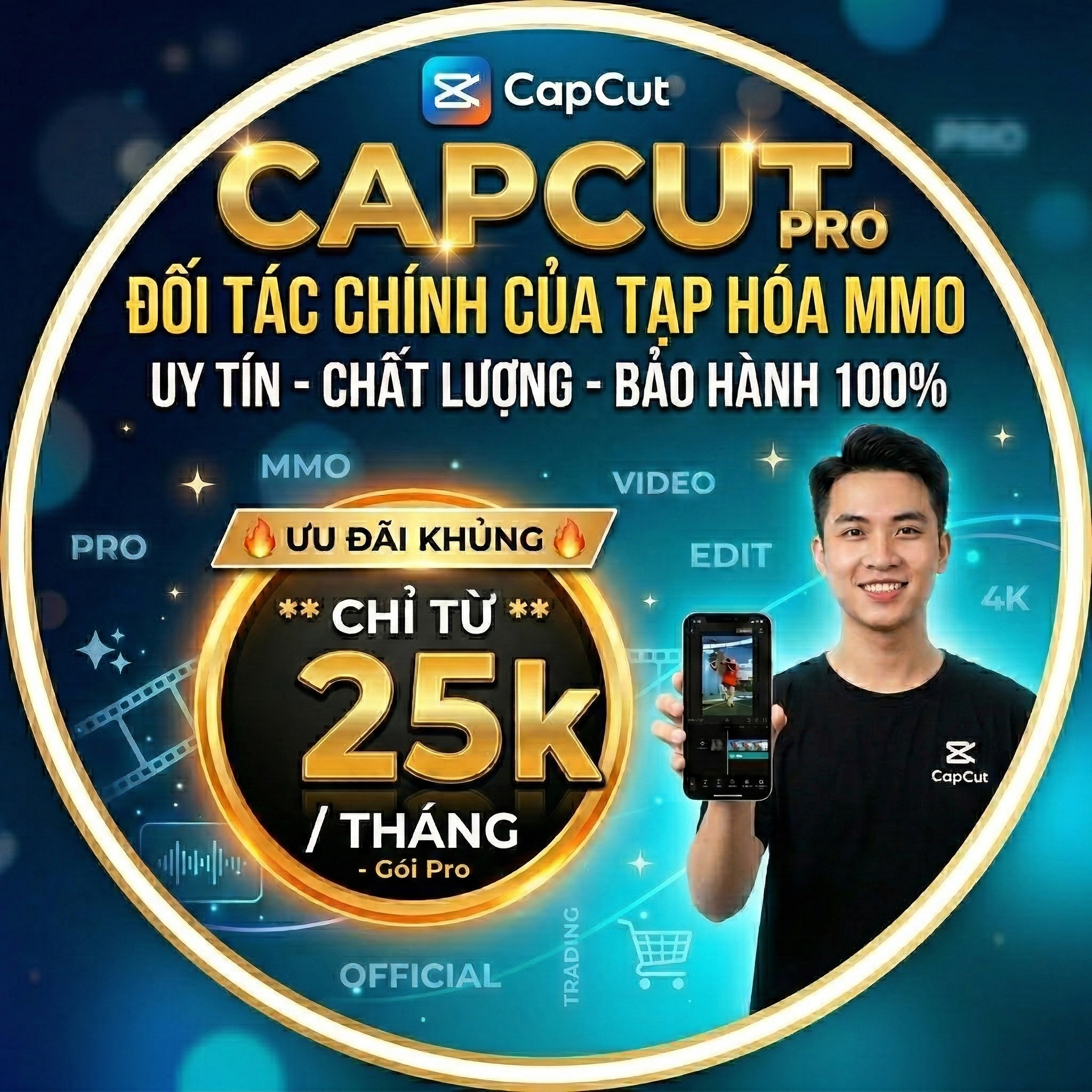 CAPCUT PRO RẺ NHẤT THỊ TRƯỜNG