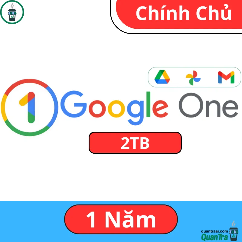 Google Drive 12 tháng 2TB chính chủ