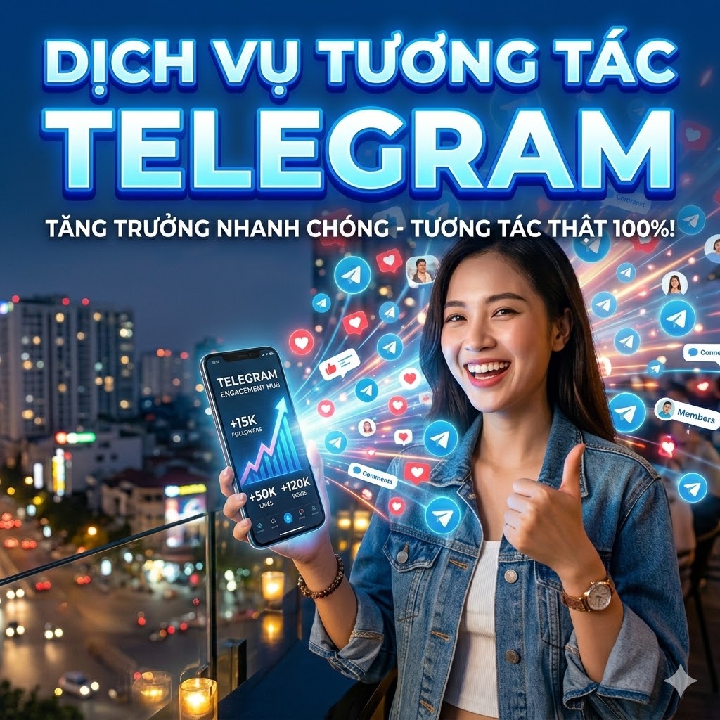 TĂNG THÀNH VIÊN NHÓM/KÊNH TELEGRAM - GIÁ RẺ NHẤT SÀN