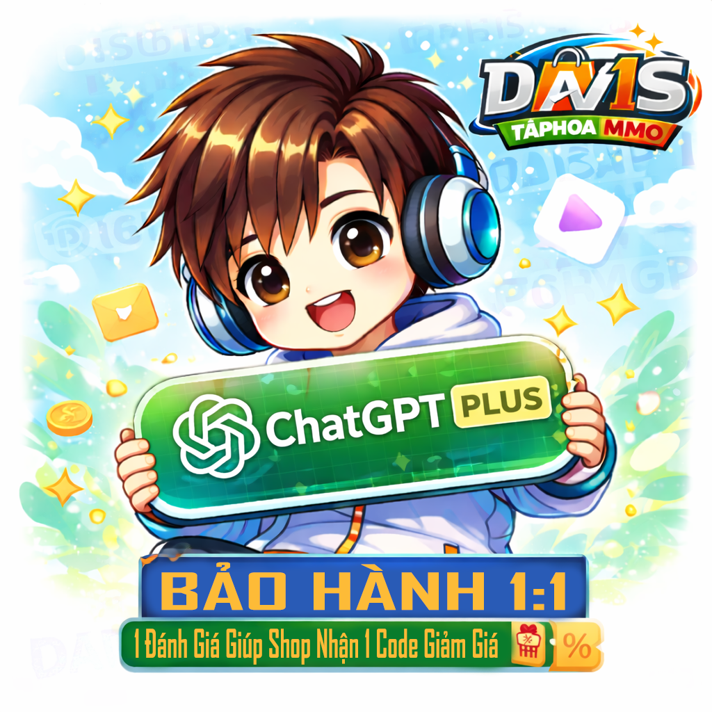 CHATGPT PLUS GIÁ RẺ | BẢO HÀNH 1:1 | ỔN ĐỊNH | FULL TÍNH NĂNG